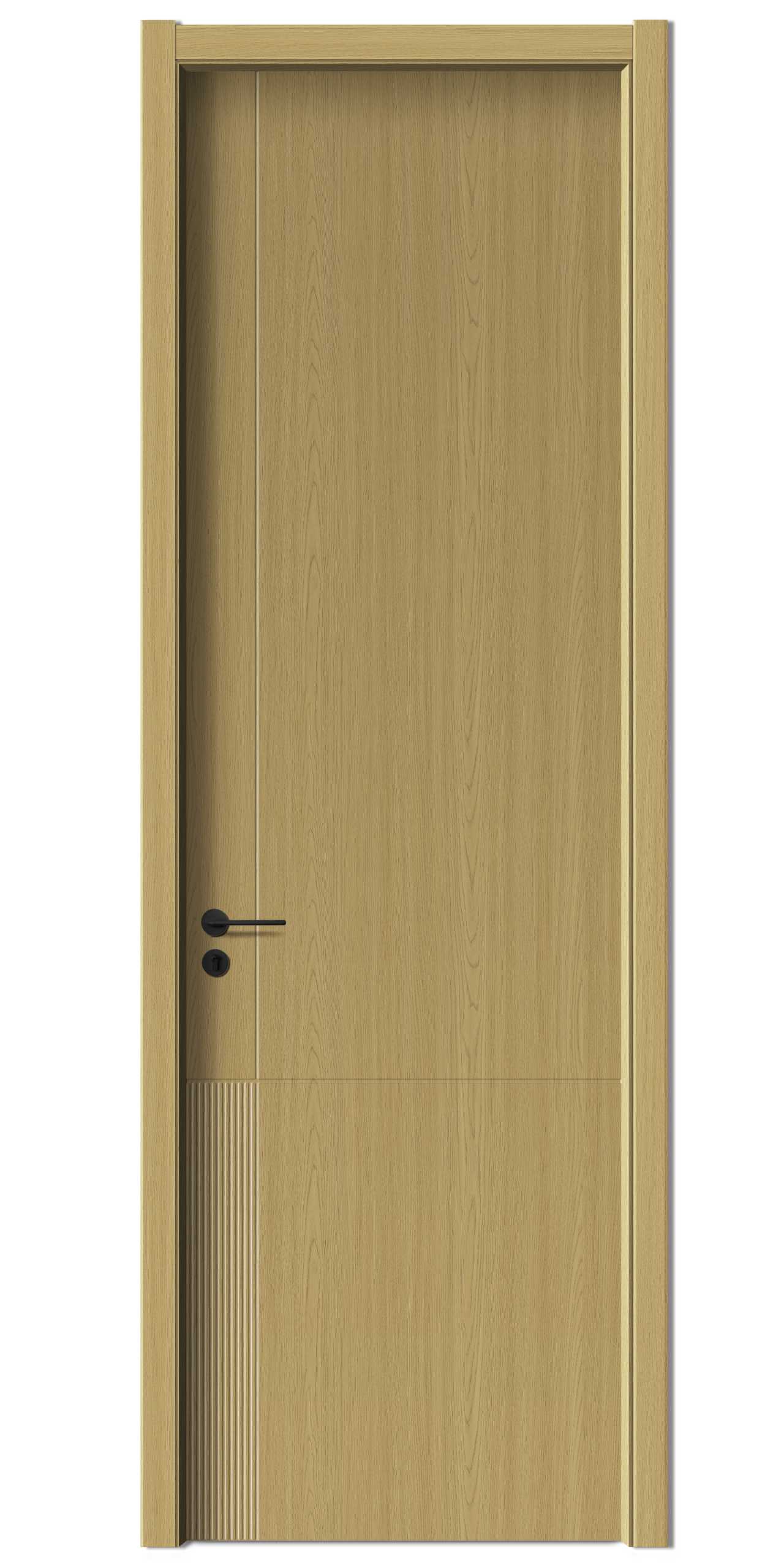 Modern Light Luxury WPC Carved Door LD-06